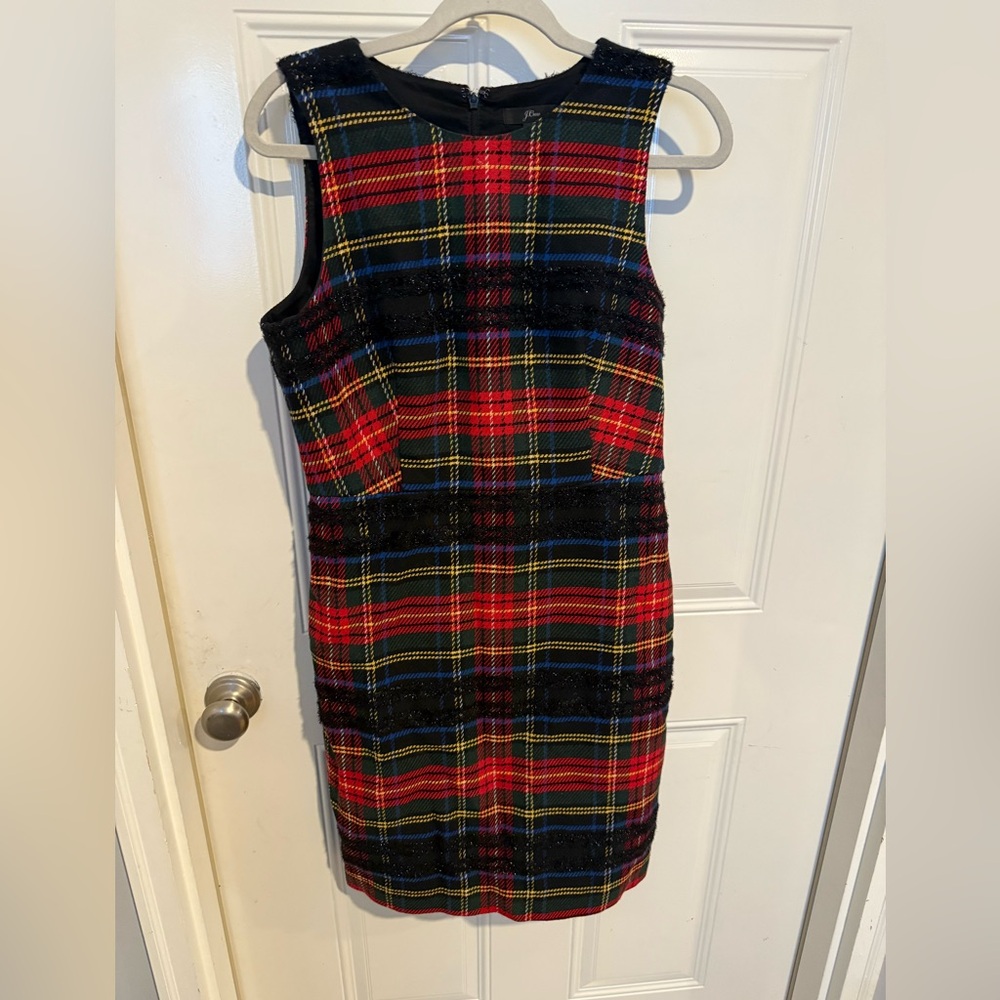 NWT j crew plaid dress